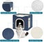 Cat Cave for Pet Cat House with Hanging Ball and Scratch Pad-Blue Carousel 7