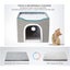 Cat Cave for Pet Cat House with Hanging Ball and Scratch Pad-Gray Carousel 4