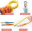 120CM Soft Braided Colourful Dog Leash-Macaron Carousel 3