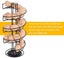 Metal Egg Storage Rack Skelter Dispenser Display Stand Carousel 7