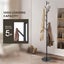 Coat Garment Rack Hall Storage Stand Shelf Hook Hanger Hat Holder Carousel 3