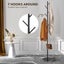Coat Garment Rack Hall Storage Stand Shelf Hook Hanger Hat Holder Carousel 4