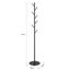 Coat Garment Rack Hall Storage Stand Shelf Hook Hanger Hat Holder Carousel 6