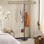 Coat Garment Rack Hall Storage Stand Shelf Hook Hanger Hat Holder Carousel 7