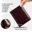 Leather RFID Blocking Wallet: Multi card n Coin Purse Wallet for Mens Brown Carousel 3