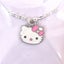 ^^ Hello Kitty Sanrio - on 45cm Silver Chain necklace Carousel 3