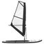 Inflatable Stand Up Paddleboard with Sail Set Black and White Kxitl Carousel 3
