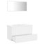 Bathroom Furniture Set White Chipboard Tbiopka Carousel 4