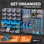Giantz 44 Bin Wall Mounted Rack Storage Organiser Carousel 5