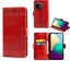Oneplus 11 5g top grain finish wallet case embossed side magnet wine Carousel 1