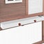 Chicken Coop with Nest Box Mocha and White Solid Fir Wood Oibnll Carousel 8