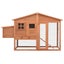 Chicken Coop with Nest Box Solid Fir Wood Oibnla Carousel 4