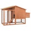 Chicken Coop with Nest Box Solid Fir Wood Oibnla Carousel 5