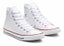 Mens Converse Chuck Taylor All Star Optical White Hi Top Lace Up Casual Shoe Carousel 2
