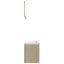 Bathroom Furniture Set White and Sonoma Oak Chipboard Tbibnki Carousel 6