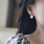Gold Plated Earrings Freshwater Pearl Carousel 11