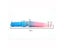 FAAK 15.7 Lnch Long Double Dildo Smacaron Color Large Knot Penis Animal Horse Carousel 4