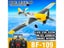 Remote Control Airplane BF109 2.4GHz 4CH 400mm Wingspan One Key U-Turn Carousel 4