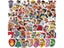 100PCS Kids Anime PAW Patrol Dog Toy Stickers Cartoon Animal Bubble Suitcase Carousel 1