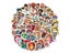 100PCS Kids Anime PAW Patrol Dog Toy Stickers Cartoon Animal Bubble Suitcase Carousel 4