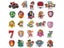 100PCS Kids Anime PAW Patrol Dog Toy Stickers Cartoon Animal Bubble Suitcase Carousel 6
