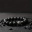 Men's Edgy Volcanic Lava Stone Bracelet Carousel 1