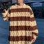 Autumn Winter Striped Fashion Casual Loose Male Sweaters Long Sleeve Carousel 6