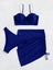 Shell Bra Push Up Three Pieces Bikini Set Swimsuit For Women Pearls Carousel 5