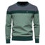 New Spliced Cotton Sweater Men Casual O-Neck High Quality Pullover Carousel 3