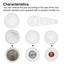 Pcs Coin Capsules Holder Plastic Coin Holder Capsule Protector Case Carousel 4