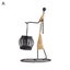 Nordic Metal Candlestick Abstract Character Sculpture Candle Holder Carousel 1