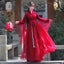 Original Hanfu Women's Ancient Costume Red Elegant Sequins Shimmering Carousel 4