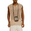 HOUZHOU Khaki Knit Mesh Vest Men Transparent Sexy Men's Tank Tops See Carousel 4