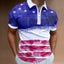 Fashion Men's Clothes Polo Shirts Street American Flag Print Casual Carousel 6
