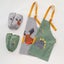 Cute Cartoon Children Apron with Sleeves Set Carousel 2