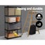 2x1.8m 5-shelves Steel Warehouse Shelving Racking Garage Storage Rack Black Carousel 3