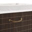 Bamboo Laundry Bin Rectangular Dark Brown Xappnx Carousel 5