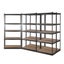 5x1.8m 5-shelves Steel Warehouse Shelving Racking Garage Storage Rack Grey Carousel 1