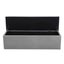 Artiss Storage Ottoman Blanket Box Grey Large Fabric Rest Chest Toy Foot Stool Carousel 3