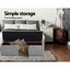 Artiss Storage Ottoman Blanket Box Grey Large Fabric Rest Chest Toy Foot Stool Carousel 7