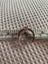 Pink crystal square Sterling silver Royal Essence ring Carousel 7