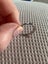 Pink crystal square Sterling silver Royal Essence ring Carousel 10