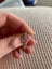 Pink crystal square Sterling silver Royal Essence ring Carousel 14