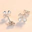 925 Sterling Silver Flower Stud Earrings "Daphne" Carousel 5