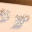 925 Sterling Silver Flower Stud Earrings "Daphne" Carousel 6