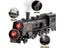 Upgrade Home Kids Train Set Metal Alloy Train Toy With Light And Sound And Carousel 4