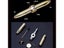Creative Multi-Function LED Pen Spinning Gyro Metal Ballpoint Pen Office School Carousel 4