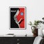 60cmx90cm Fashion Bally Black Frame Canvas Wall Art Carousel 5