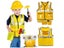 Children Educational Learning Construction Worker Costume Kit For Kids Role Carousel 3