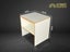 DEAL! Plywood Warm White bedside tables Set of two Carousel 2